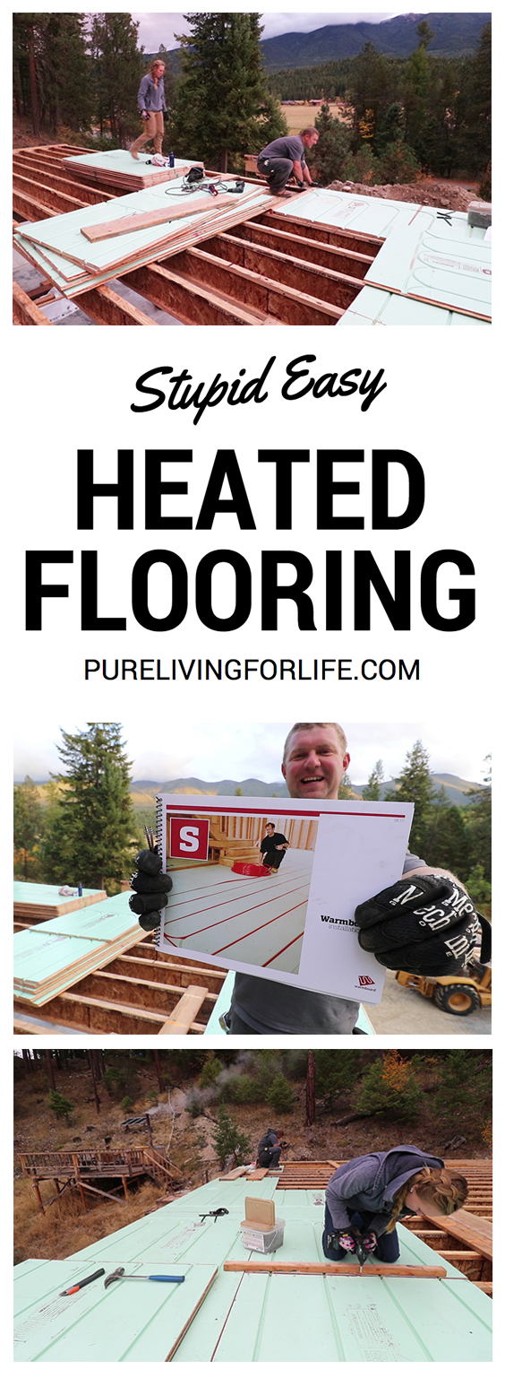 radiant heated floors pin